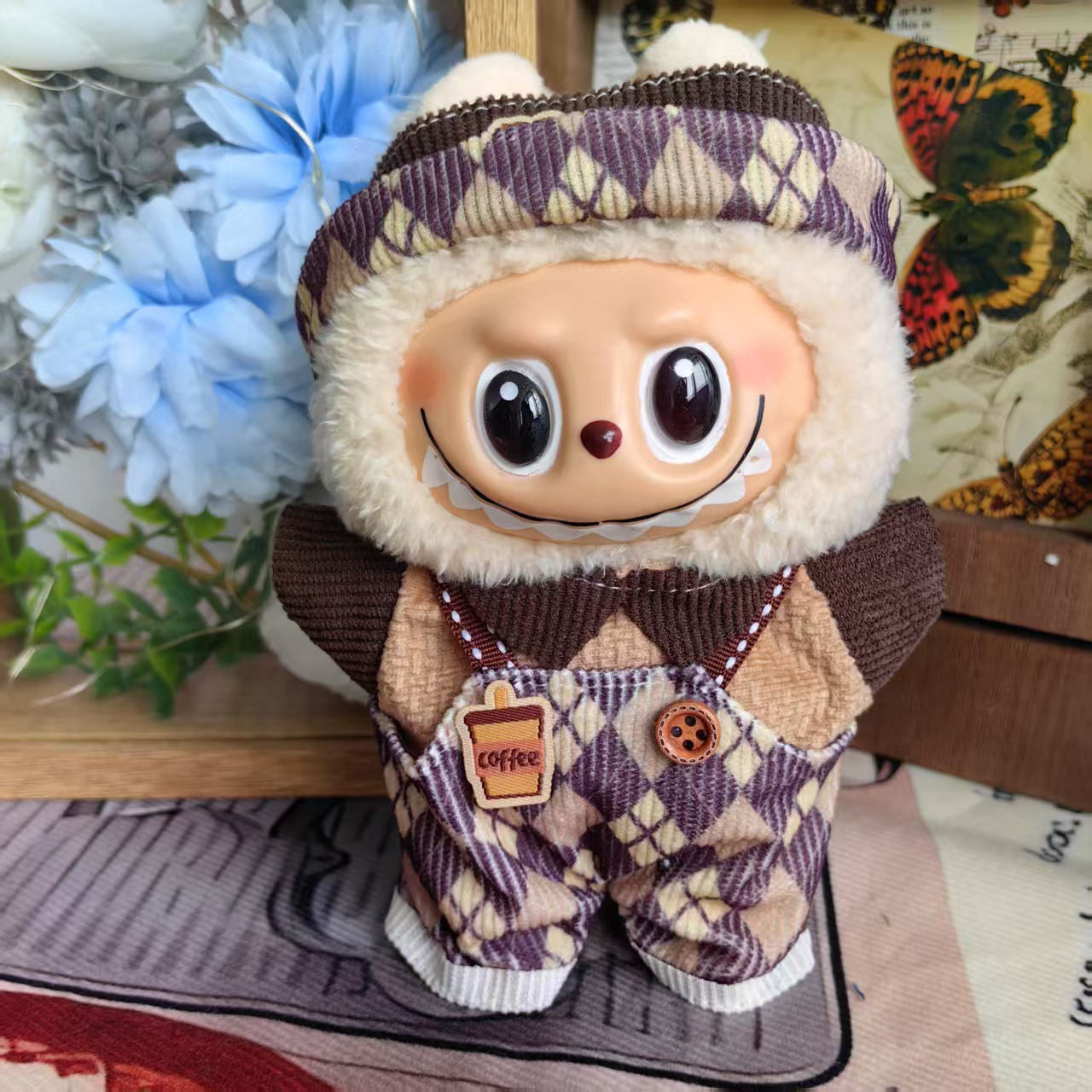 Wholesale Doll clothes for three generations,  circus clown fashion brand cute cartoon